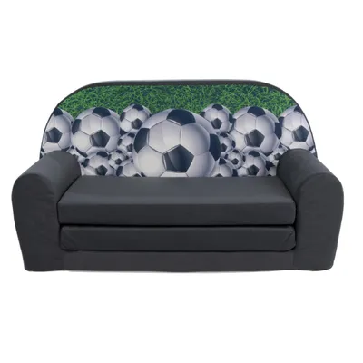 Produktbild von Kindersofa "MINI" zum Aufklappen Football 3  W386 40 FORTISLINE