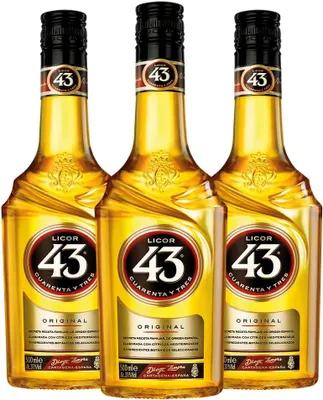 Produktbild von Licor 43 Original 31% (3x 0,7 l) - der sensationell milde, goldene Likör aus Spanien