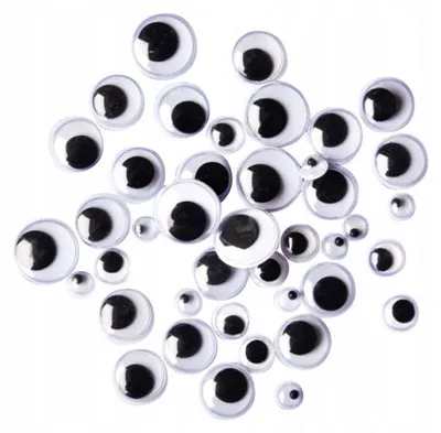 Produktbild von Playbox Bastelaugen 300 Stück 7-15 mm