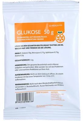 Obrázek produktu pro Glukóza 50 g oranžová Perorální přípravek