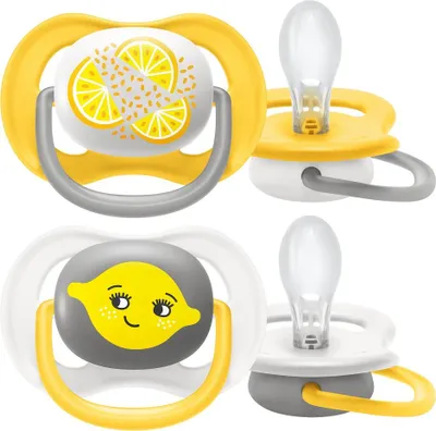 Obrázek produktu pro Philips AVENT SCF080/03 Dudlík ultra air, Klasický dětský dudlík, Ortodontický, Silikon, Chlapec/děvče, Vhodný do myčky, 2 kusů