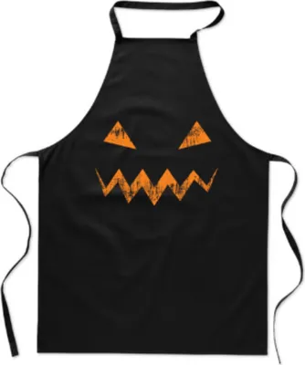 Produktbild von FARTUCH KUCHENNY z nadrukiem HALLOWEEN Straszny Śmieszny Uśmiech Dynia