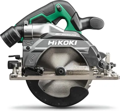 Produktbild von HiKOKI Akku-Handkreissäge 36 V Brushless, Ø 165 mm, Schnitttiefe 66 mm, incl. Zubehör, Führungsschlitten, Koffer