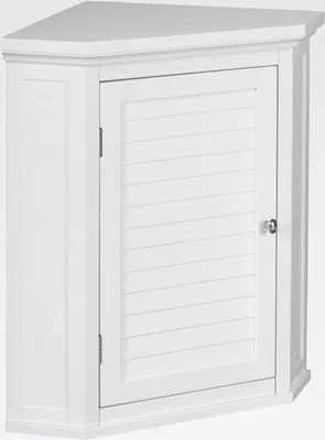 Produktbild von Versanora Badschrank Badmöbel Eckschrank Badezimmer Holzschrank Weiß Teamson ELG-587