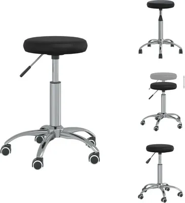 Produktbild von vidaXL Esszimmerstuhl Schwarz Kunstleder -  Esszimmerstühle
