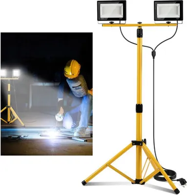 Produktbild von Bettizia 50W LED Baustrahler Flutlicht Scheinwerfer Außenstrahler Arbeitsleuchte Bauscheinwerfer IP66 Wasserdicht Kaltweiß