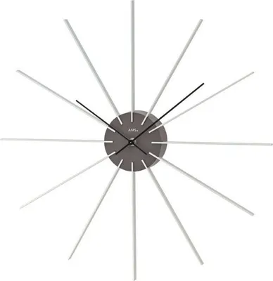 Obrázek produktu pro Nástěnné hodiny moderní průměr pouzdra 50 cm - AMS model: 9595