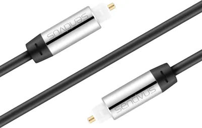 Produktbild von Sentivus Premium optisches Kabel Toslink Digital-Audiokabel (5,0 m) schwarz