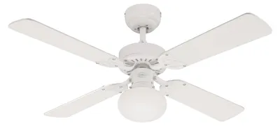 Image de Westinghouse ventilateur de plafond Vegas blanc 105 cm avec éclairage