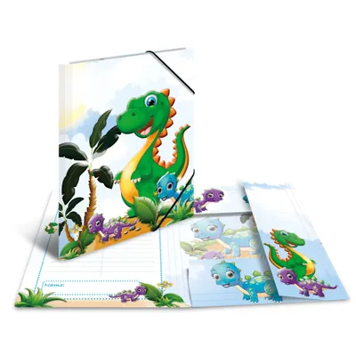 Obrázok produktu pre HERMA Sammelmappe A4 Dinos Pappe