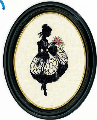 Produktbild von Eva Rosenstand Kreuzstich-Set „Silhouet“, Zählvorlage, 15 x 20 cm