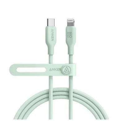 Zdjęcie produktu dla Anker 541, 1,8 m, Lightning, USB C, Męska, Męska, Zielony