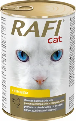 Zdjęcie produktu dla Rafi Mokra Karma Dla Kota Z Drobiem 415 G