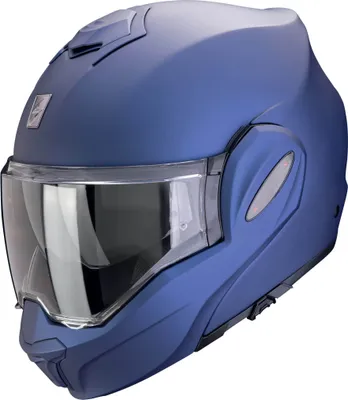 Obrázek produktu pro Přilba Scorpion Exo-Tech Evo Pro Solid flip-up, modrá matná, M (57/58)