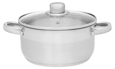 Produktbild von Stahltopf mit Glasdeckel, 3 l Fassungsvermögen