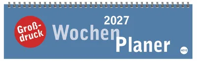 Produktbild von Großdruck Wochenquerplaner 2027