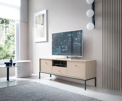 Immagine prodotto di Base TV Mono Lowboard 153cm beige a 2 ante