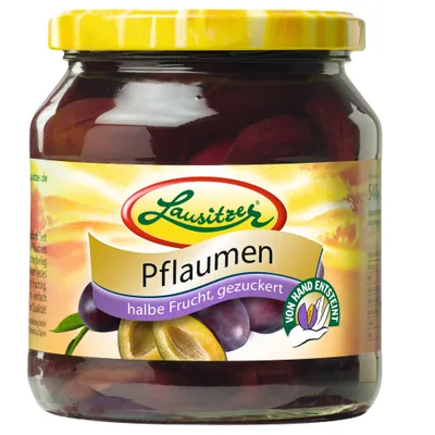 Produktbild von Lausitzer Pflaumen ohne Stein 6x580ml