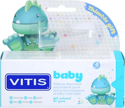 Produktbild von VITIS Baby Gel+Fingerzahnbürste, 30 ml ZGE