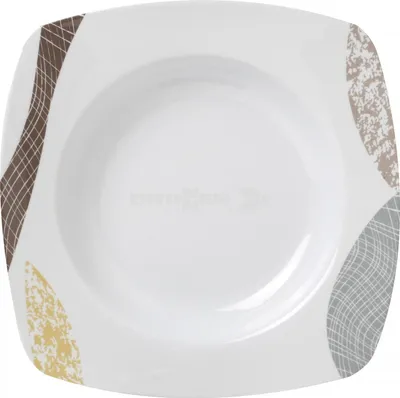 Produktbild von Brunner Campinggeschirr Suppenteller "Khadi" Melamin 23x23 cm
