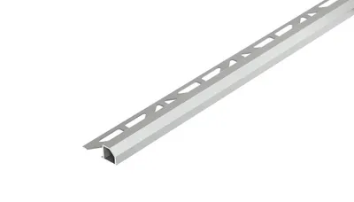 Obrázek produktu pro SP14/1 ukončovací lišta C, čtvrtoblouk, ACARA, hliník elox stříbrná, 9 mm, 3 m