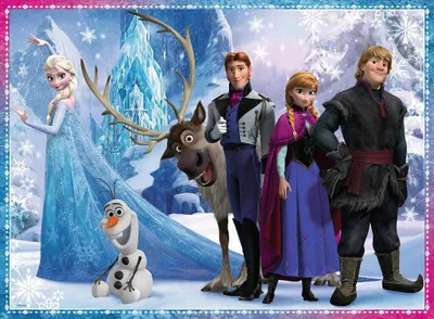 Obrázok produktu pre Puzzle Ravensburger - Disney Frozen, 100 dielikov