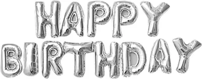 Produktbild von 16 Zoll Happy Birthday Party Dekorationen Set Jungen Maedchen Frauen Baby Geburtstagszubehoer Happy Birthday Ballons fuer Baby Birthday Party Dekorationen