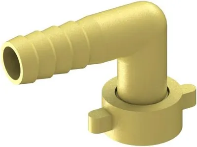 Produktbild von Js Winkelverschraubung            Flachdichtend, 1/2"X1/2", Messing