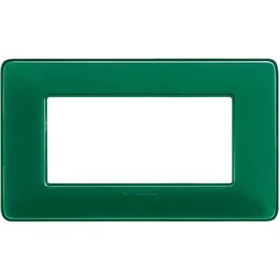 Produktbild von Bticino Matix 4-Modul-Smaragdplatte AM4804CVS
