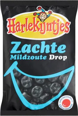 Zdjęcie produktu dla Harlekijntjes – miękka, słona lukrecja – 12 x 300 g