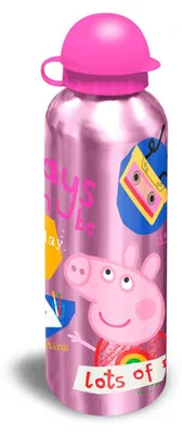Obrázok produktu pre Kids Euroswan Hliníková fľaša 500 ml - Prasiatko Peppa