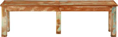 Image de vidaXL Banc 160x35x46 cm bois massif vieux bois
