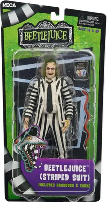 Image de Figurine Beetlejuice Tenue Noire (18 cm)