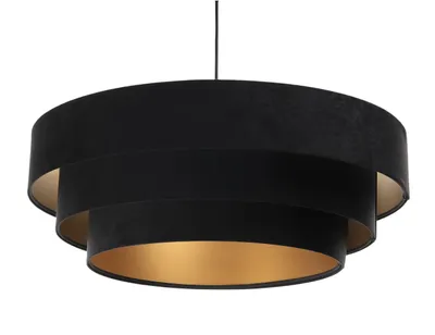 Zdjęcie produktu dla Lampa wisząca TRIO czarna/złota