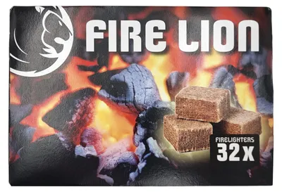 Produktbild von Kohlenanzünder 32er Ofenanzünder Grillkohlezünder Kaminanzünder Anzündwürfel