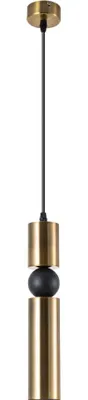 Produktbild von ARTE LAMP Deckenlampe – Deckenleuchte für Flur – Hängeleuchte LED mit Kabel – Hängelampe mit weißen Lampenfassungen und -schirm.Color:Ran Kupfer/Schwarz