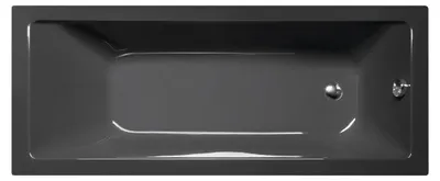 Produktbild von Polysan NOEMI Rechteckwanne 170x70x39cm, grau