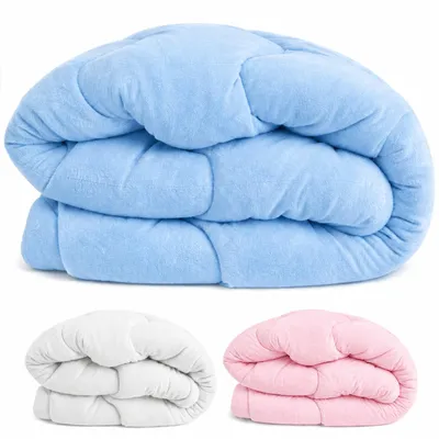 Produktbild von Textom POLAR Bettdecke 140x200 cm antiallergisch warm weich Mikrofaser blau