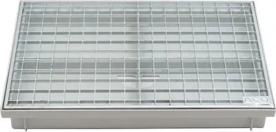 Produktbild von ACO 60x40cm Schuhabstreifer Gitterrost mit Bodenwanne Vario Light Schuhabtreter Fußmatte