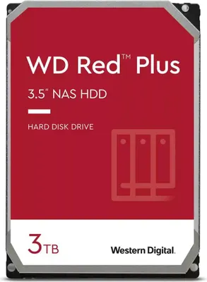 Zdjęcie produktu dla Wd 3Tb Red Plus 256Mb Cmr 3.5 Cal, Wd30Efpx