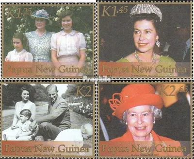 Produktbild von Briefmarken Papua-Neuguinea 2002 Mi 916-919 (kompl.Ausg.) postfrisch Elisabeth II.