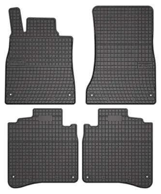 Produktbild von Gummi-Fußmatten für Mercedes-Benz Klasa S W222 2013-2020 (Limousine) – 4-tlg, Schwarz, passgenau