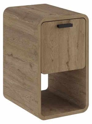 Produktbild von Nachttisch aus Holz "ROVEL" – 30 x 50,5 x 39 cm – Naturfarben
