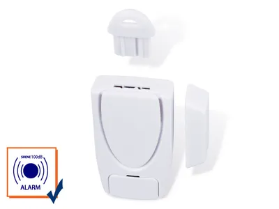 Produktbild von Smartwares SC30 Mini-Tür-/Fensterkontakte, Weiß, 100 dB, Kabellos, 1,5 V