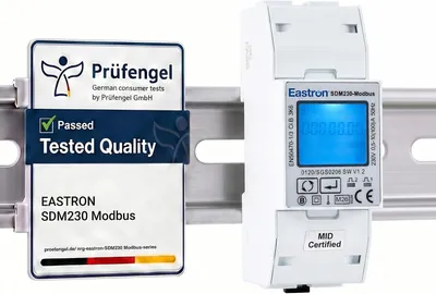 Obrázek produktu pro Měřič spotřeby energie KWh, elektroměr, Modbus RS485, 100A, montáž na DIN lištu, pro měření spotřeby energie v rozvaděči