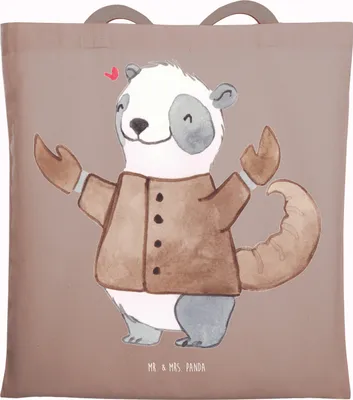 Produktbild von Mr. & Mrs. Panda Baumwolltasche Skorpion Astrologie - Braun Pastell - Geschenk, Tasche, Geburtstagsgeschenk, Jutebeutel, Laptoptasche, Sternzeichen, Shopping, Tote Bag