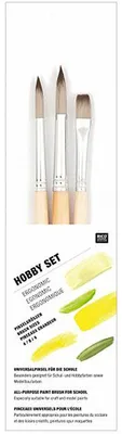 Productafbeelding van Pinsel Hobby Synthetisch. Ergonomische set, 3-delig.