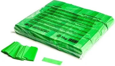 Produktbild von Magic FX Slowfall Konfetti Rechteckig 55x17mm - Hellgrün 1kg