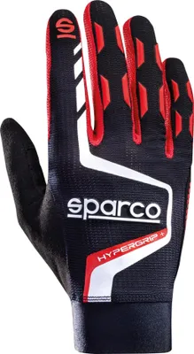 Produktbild von Sparco Hypergrip Sim Racing Gaming Handschuhe, schwarz und rot, Größe 8