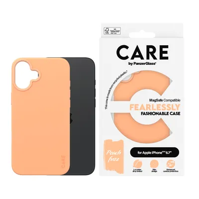 Image de Etui Care By Panzerglass Fashion Case Z Magsafe Na Iphone 16 Plus - Pomarańczowe